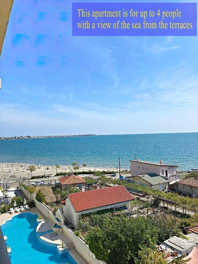 Private Super Apartments By Sea In Apart Hotel ! Pomorie Bulgaria