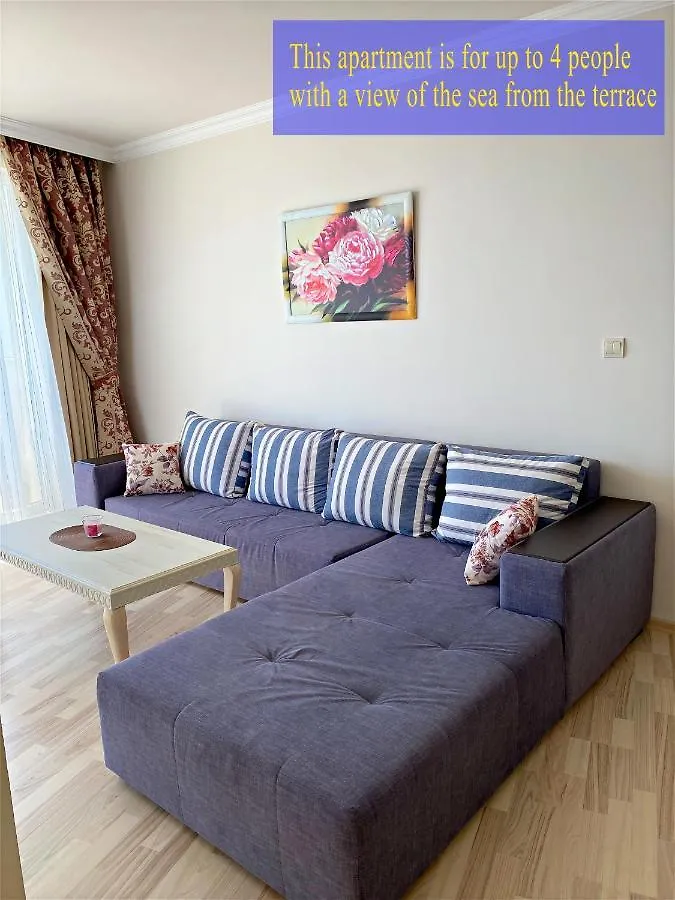 Private Super Apartments By Sea In Apart Hotel ! Pomorie 0*,